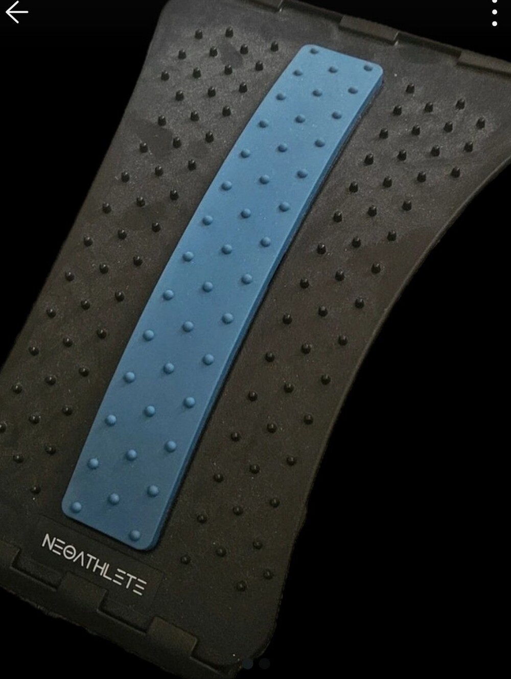 Neoathlete Back Stretcher - Black with Blue Accent